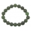 Moldavite round beads bracelet