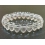 White Quartz Crystal DD heart beads bracelet
