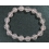 Ice Rose Quartz round beads bracelet