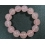 Rose Quartz round beads bracelet