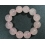 Rose Quartz round beads bracelet