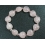 Rose Quartz heart beads bracelet