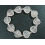 Rose Quartz heart beads bracelet