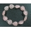 Rose Quartz heart beads bracelet