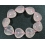Rose Quartz heart beads bracelet