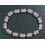 Rose Quartz bone beads bracelet
