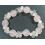 Rose Quartz round beads bracelet