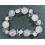Rose Quartz round beads bracelet