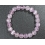 Kunzite barrel beads bracelet
