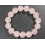 Rose Quartz round beads bracelet