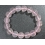 Ice Rose Quartz round beads bracelet