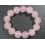 Rose Quartz round beads bracelet