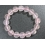 Ice Rose Quartz round beads bracelet