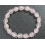 Rose Quartz apple beads bracelet