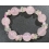Rose Quartz round beads bracelet