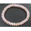 Pink Opal flat beads bracelet