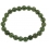 Moldavite round beads bracelet