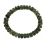 Moldavite barrel beads bracelet