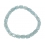 Aquamarine faceted barrel beads bracelet