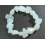 Blue Opal irregular beads bracelet
