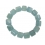 Aquamarine barrel beads bracelet