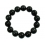 Rainbow obsidian round beads bracelet