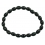 Rainbow obsidian barrel beads bracelet