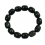 Rainbow obsidian barrel beads bracelet