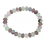 Fluorite flat beads bracelet