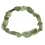 Moldavite natural raw beads bracelet