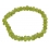 Peridot irregular beads bracelet