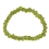 Peridot irregular beads bracelet