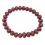 Ruby flat beads bracelet