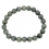 Gray Tiger's Eye round beads Bracelet