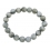 Gray Tiger's Eye round beads Bracelet