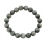 Gray Tiger's Eye round beads Bracelet