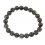 Black Tourmaline Quartz round beads bracelet
