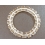 Silver Rutilated Quartz round beads bracelet
