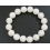 White Conch Shell round beads bracelet