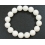 White Conch Shell round beads bracelet