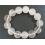 White Rabbit Hair Crystal round beads bracelet
