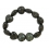 Rainbow obsidian heart beads bracelet