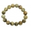 Petrified Wood round beads bracelet