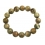 Petrified Wood round beads bracelet