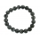 Black Tourmaline Quartz round beads bracelet