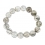 Black Tourmaline Quartz round beads bracelet