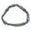Labradorite faceted flat beads bracelet