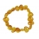 Amber heart beads Bracelet
