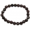 Garnet faceted round beads bracelet