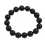 Black Onyx round beads bracelet
